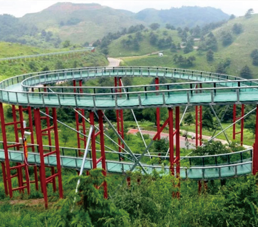 西藏大型玻璃吊桥厂