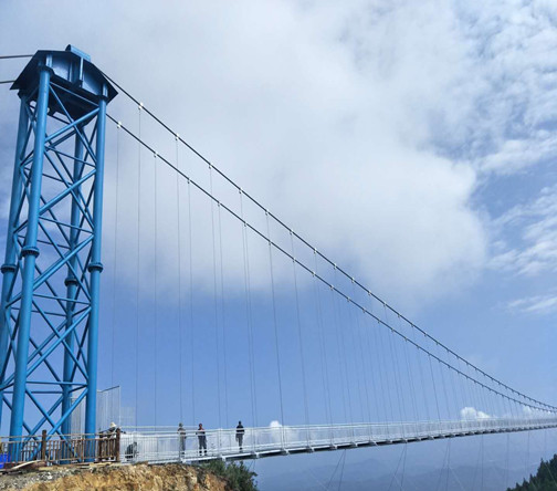 钢结构吊桥设计